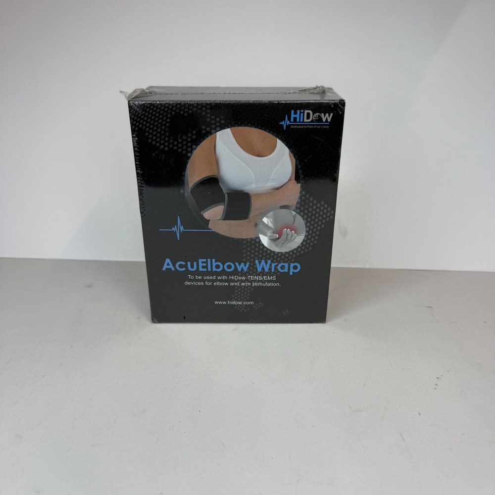 HiDow AcuElbow‎ Wrap TENS EMS Device Accessory Black Conductive Electrode Wrap